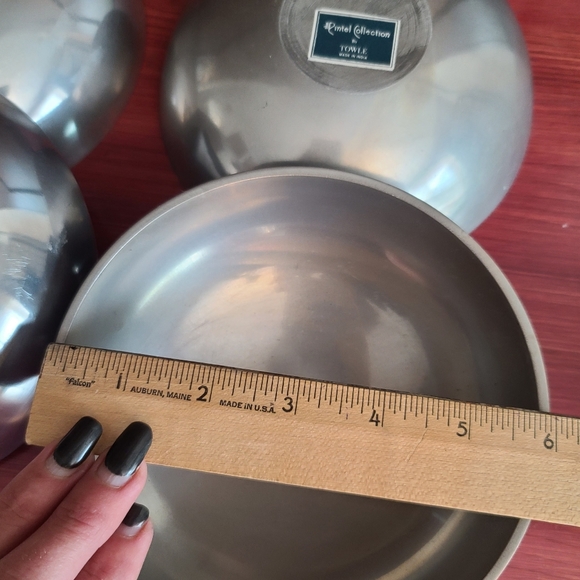 🌼🌼 Pintel Collection by Towle 4pc Bowl Set - Picture 5 of 6